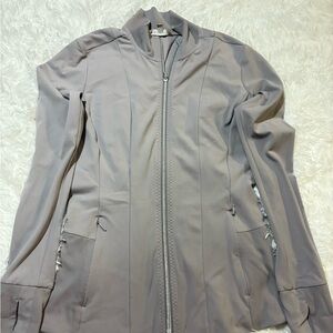 Athleta Women's Light Gray Bomber Jacket